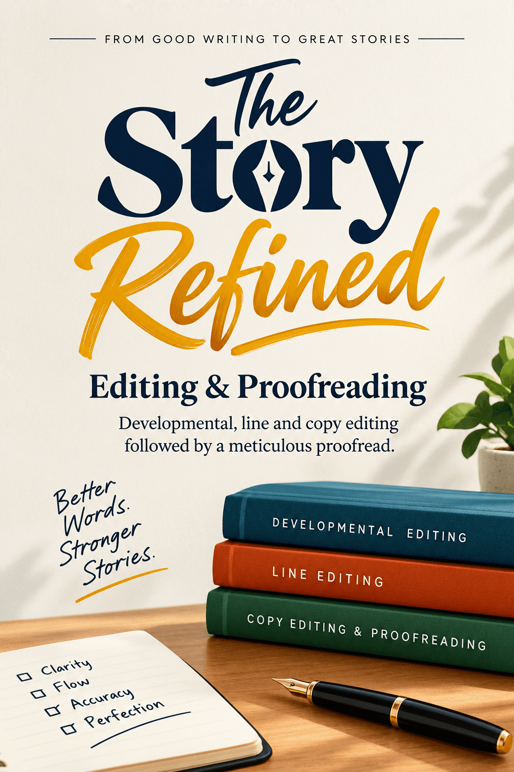 The Story Refined cover concept 3